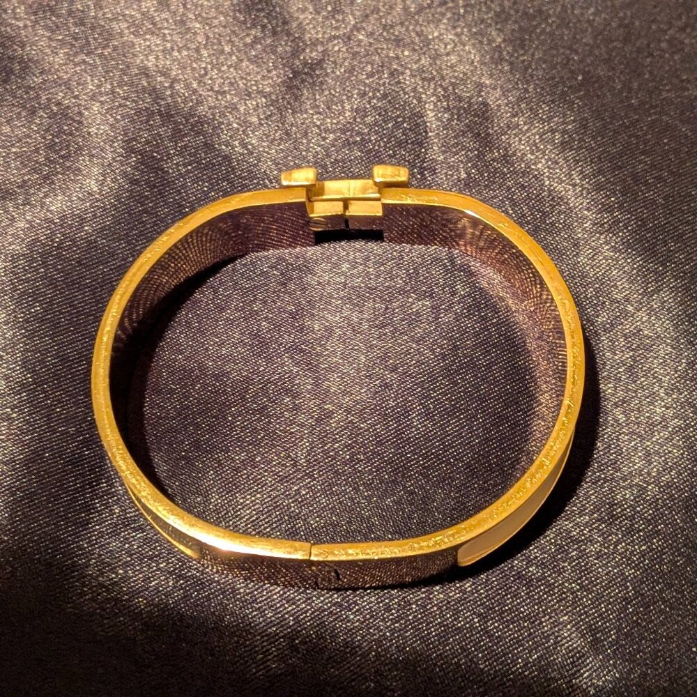 Authentic Hermès Clic and Clac H bracelet